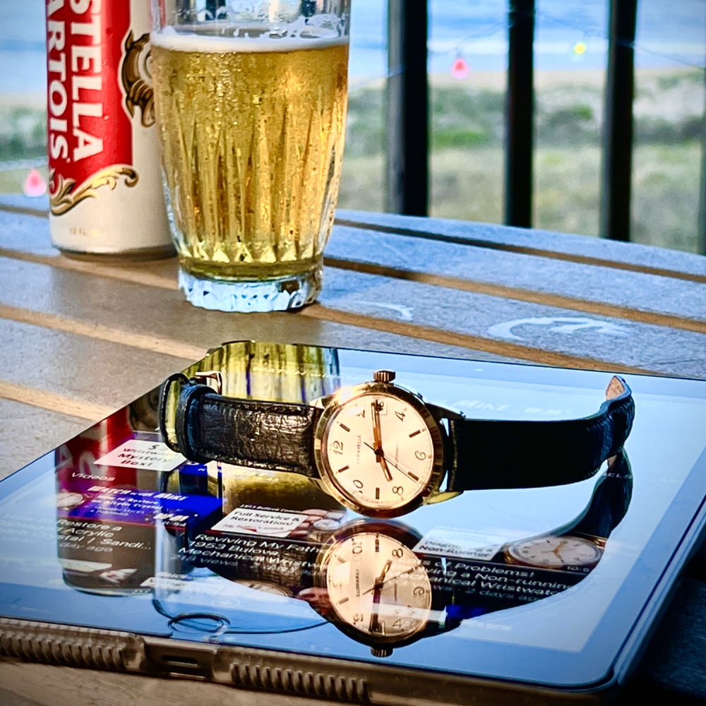 1970s Caravelle by Bulova men's wristwatch