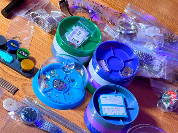 Watches waiting for repair